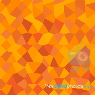 Golden Poppy Yello Abstract Low Polygon Background Stock Image