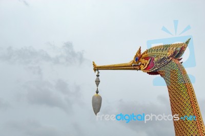 Golden Swan Boats At Nonthaburi In Thailand Stock Photo