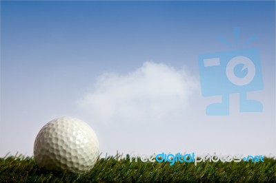 Golf Ball Stock Photo