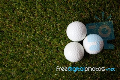 Golf Ball Stock Photo