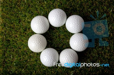 Golf Ball Stock Photo