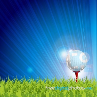 Golf Ball Stock Image