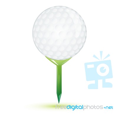 Golf Ball Stock Image