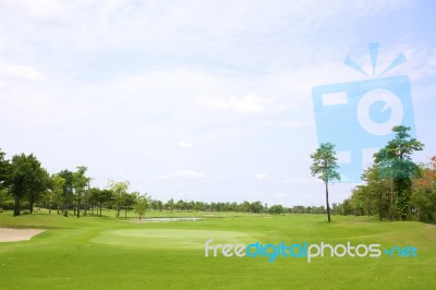 Golf Course Stock Photo