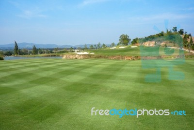 Golf Course Stock Photo