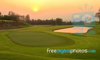 Golf Course Stock Photo