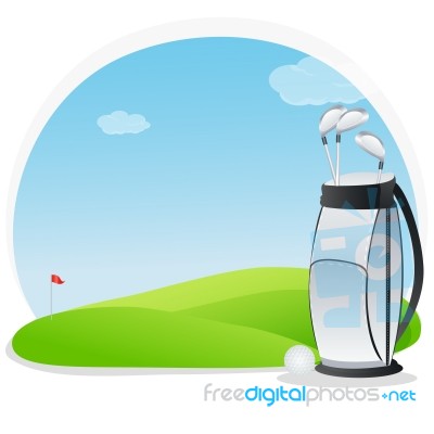 Golf Kit Stock Image