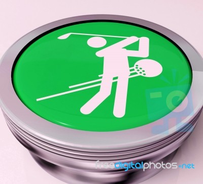 Golf Switch Means Golfer Club Or Golfing Stock Image