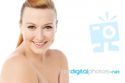 Gorgeous Young Spa Woman Stock Photo