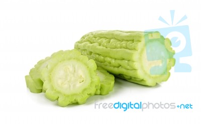 Gourd Isolated On The White Background Stock Photo