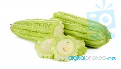 Gourd Isolated On The White Background Stock Photo