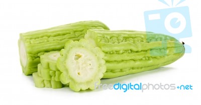 Gourd Isolated On The White Background Stock Photo