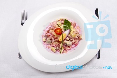 Gourmet Dish Stock Photo