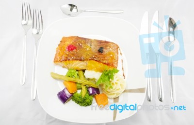 Gourmet Food Stock Photo