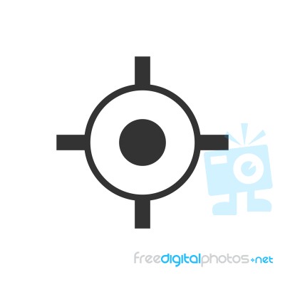 Gps Point Icon  Illustration On White Background Stock Image