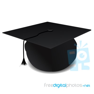 Graduate Hat Stock Image