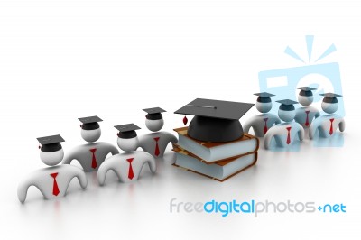 Graduation  Concept Stock Image