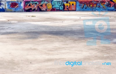 Graffiti Outdoor Stock Photo