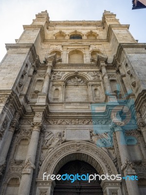 Granada, Andalucia/spain - May 7 : Exterior Granada Cathedral An… Stock Photo