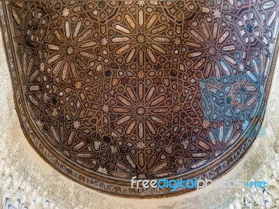 Granada, Andalucia/spain - May 7 : Part Of The Alhambra  Palace Stock Photo