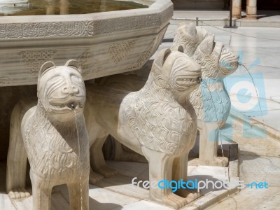 Granada, Andalucia/spain - May 7 : Part Of The Alhambra  Palace Stock Photo