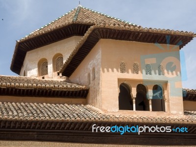 Granada, Andalucia/spain - May 7 : Part Of The Alhambra  Palace Stock Photo