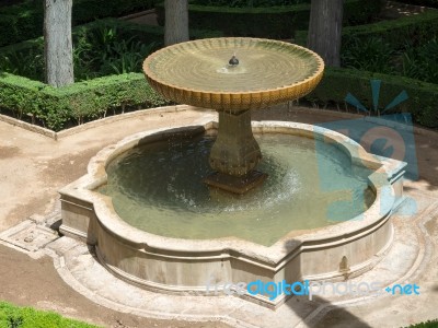 Granada, Andalucia/spain - May 7 : Part Of The Alhambra  Palace Stock Photo