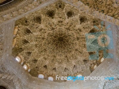 Granada, Andalucia/spain - May 7 : Part Of The Alhambra  Palace Stock Photo