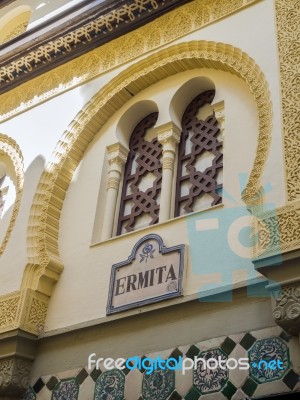 Granada, Andalucia/spain - May 7 : Street Sign In Granada Spain Stock Photo