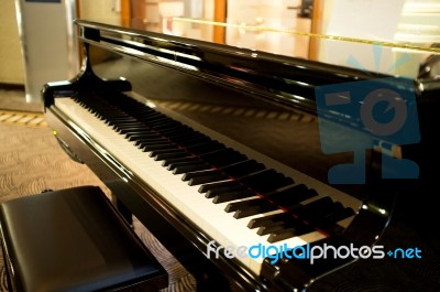 Grand Piano Stock Photo