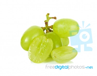 Grape Isolated On A White Background Stock Photo