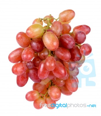 Grape Isolated On Over White Background Stock Photo