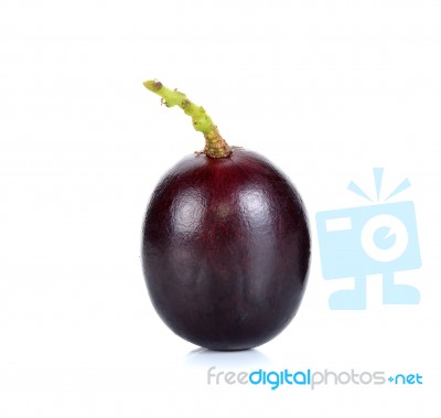 Grape Isolated On The White Back Ground Stock Photo