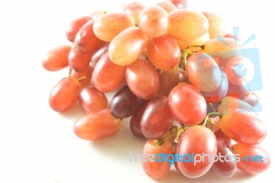 Grape Isolated On White Background Stock Photo