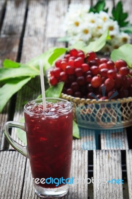 Grape Juice Stock Photo