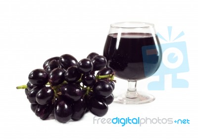 Grape Juice Stock Photo