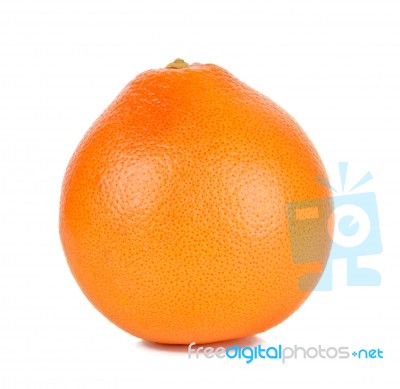 Grapefruit Isolated On The White Background Stock Photo