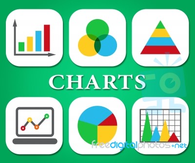 Graph Charts Means Statistic Infograph And Graphics Stock Image