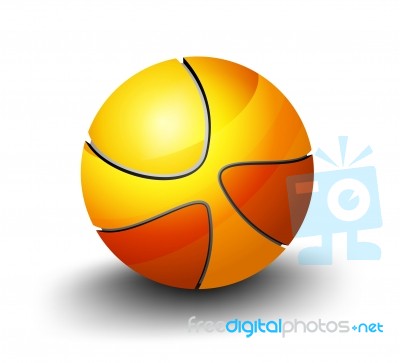 Graphic Ball Stock Image