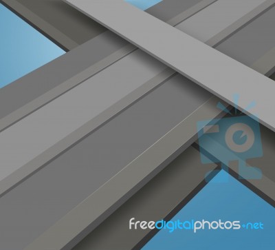 Gray Color Shape Geometry Abstract Background Stock Image