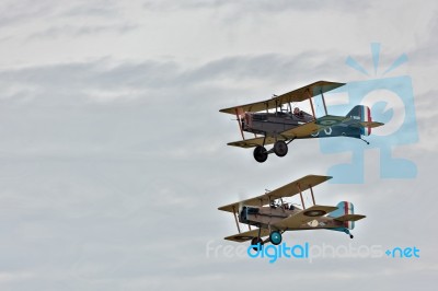 Great War Display Team - R.a.f Se5a Stock Photo