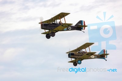 Great War Display Team - R.a.f Se5a Stock Photo