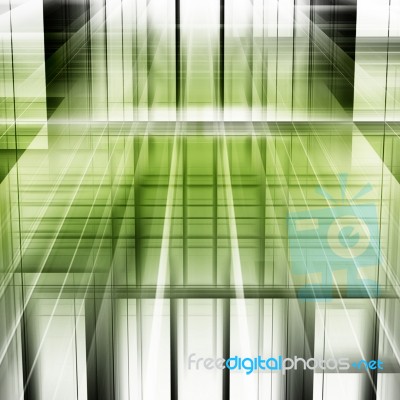 Green Abstract Background Stock Image