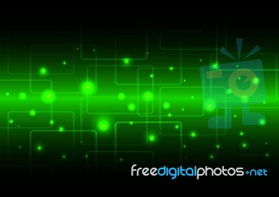 Green Abstract Background Stock Image