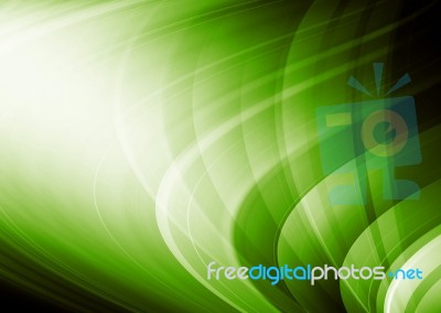 Green Abstract Background Stock Image