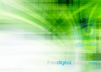 Green Abstract Background Stock Image