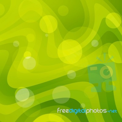 Green Abstract Background Stock Image