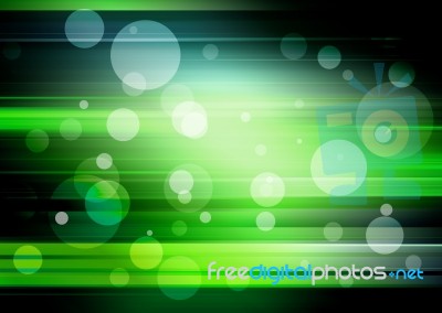 Green Abstract Background Stock Image