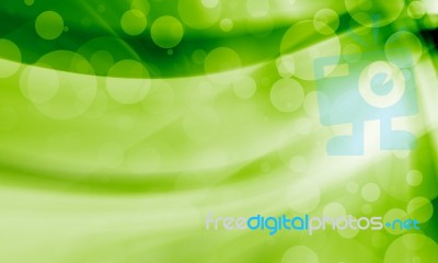 Green Abstract Background Stock Image