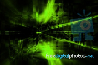 Green Abstract Background Stock Image